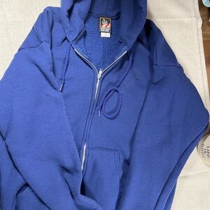 Vintage U.S.A. Olympic Zip-Up Blue Jacket